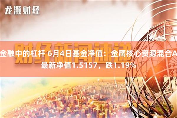 金融中的杠杆 6月4日基金净值：金鹰核心资源混合A最新净值1.5157，跌1.19%