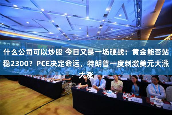 什么公司可以炒股 今日又是一场硬战：黄金能否站稳2300？PCE决定命运，特朗普一度刺激美元大涨